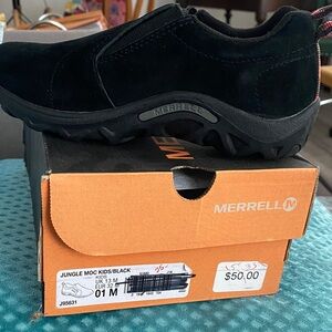 Merrell Kids' Black Jungle Moc Athletic Shoes